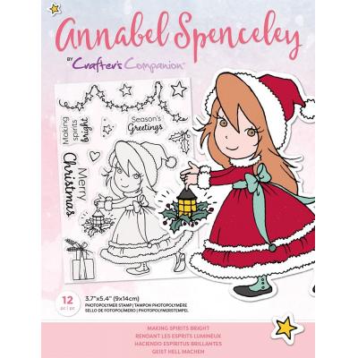 Crafter's Companion Annabel Spenceley Clear Stamps -  Making Spirits Bright